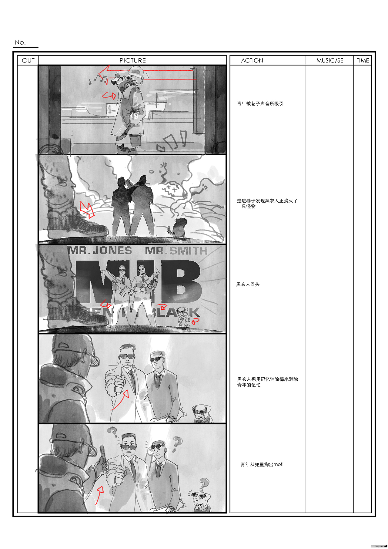 分镜 动画（图ZMTU2ODMxNzAw） - 设定/分镜 - 站酷设计师邓洪波原创素材 - 站酷ZCOOL