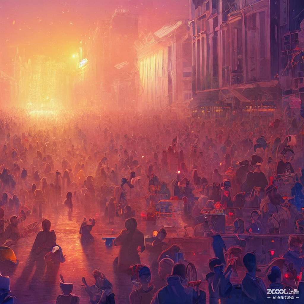 #AI创作实验室#疫情下的新年景象