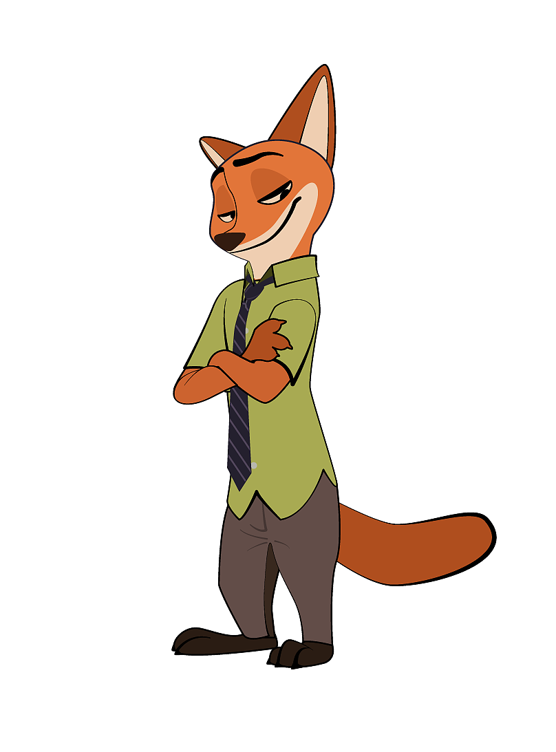 Zootopia的扁平化小动物（图ZNDQ1NDU1MDA=） - 图案 - 站酷设计师沸沸咩原创素材 - 站酷ZCOOL