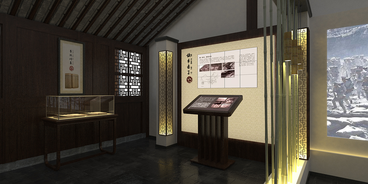 乡贤馆（图ZMjc2NDIxMjg0） - 展陈设计 - 站酷设计师AnnnnChou原创素材 - 站酷ZCOOL