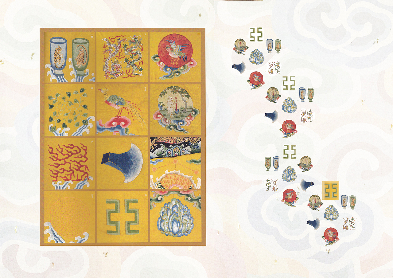 十二章纹－故宫&文化衫&pattern（图ZMjkzODA4NzI=） - 图案 - 站酷设计师空KoNg_小动原创素材 - 站酷ZCOOL