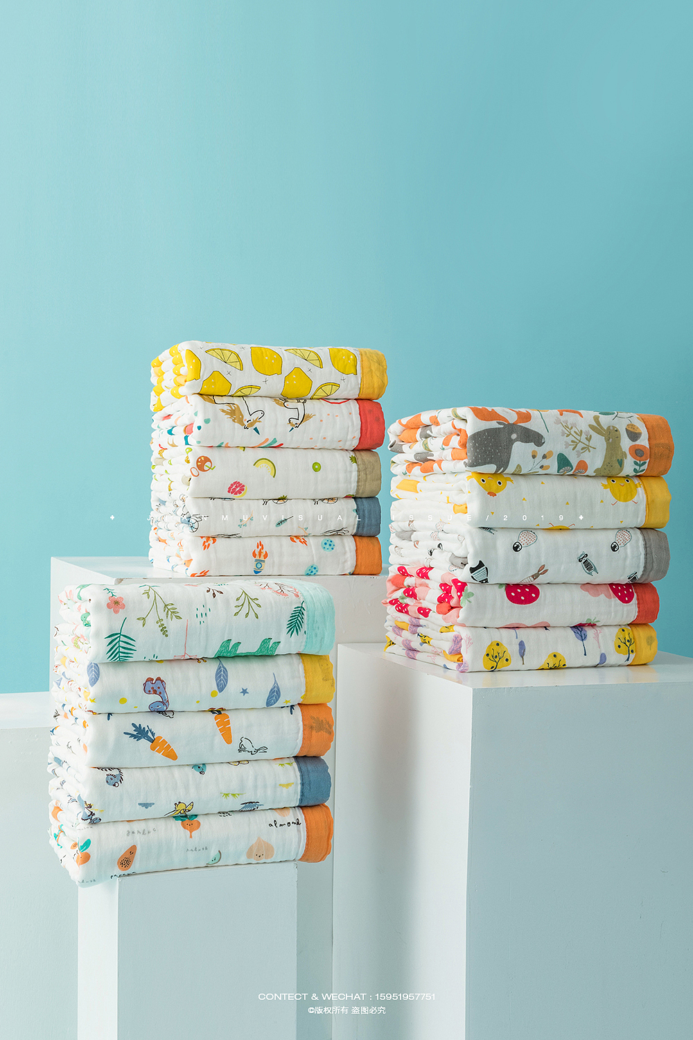 婴儿浴巾摄影丨简木视觉 × 儿童毛巾方巾家纺 产品拍摄