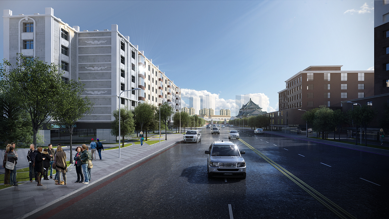 一些室外表现效果图整理（图ZMjQ2NzY2ODQ=） - 建筑/空间 - 站酷设计师雒晨成原创素材 - 站酷ZCOOL