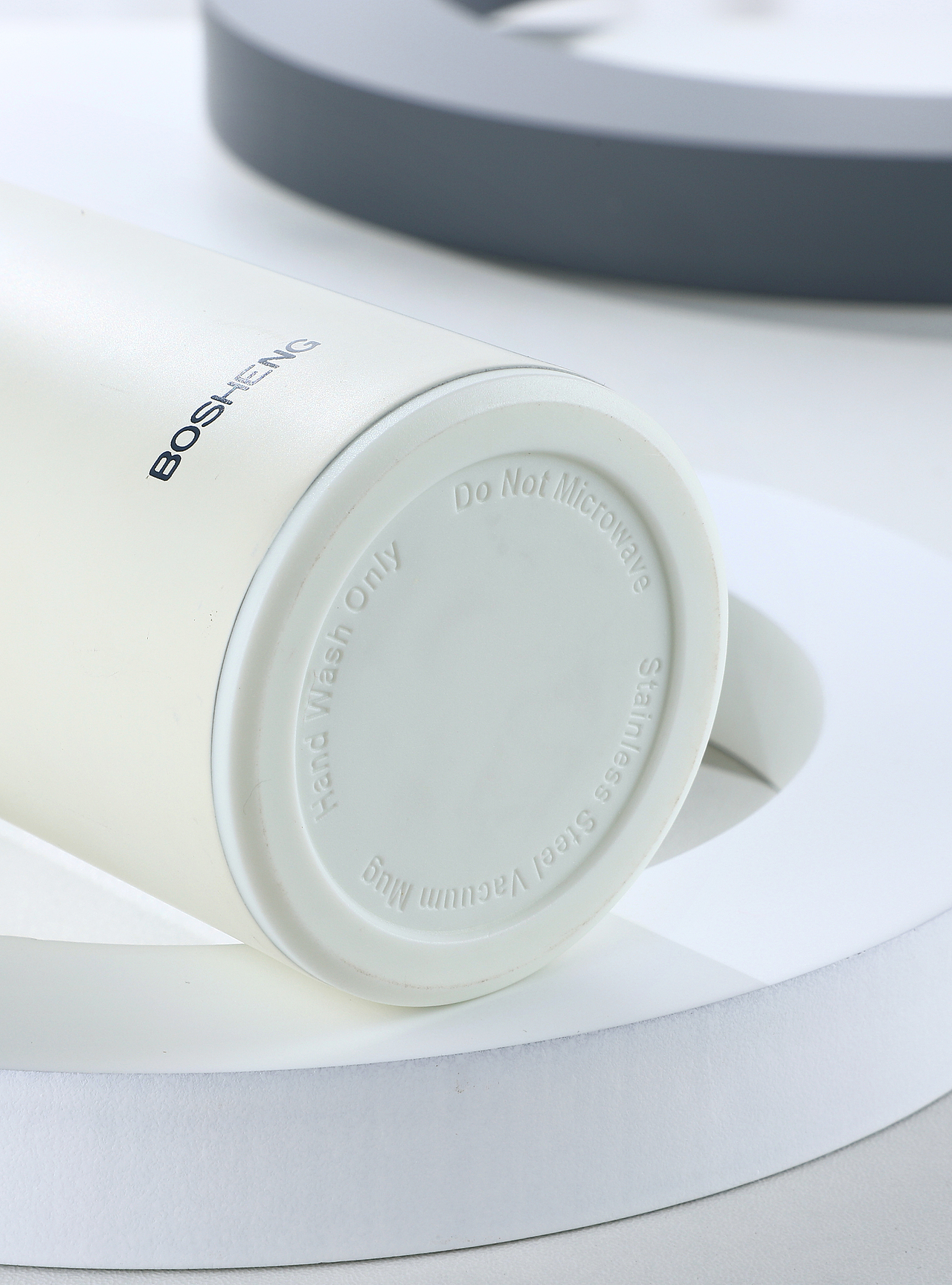 简约保温杯拍摄