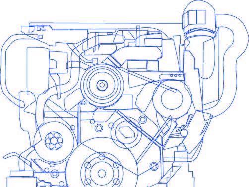 发动机平面模型
