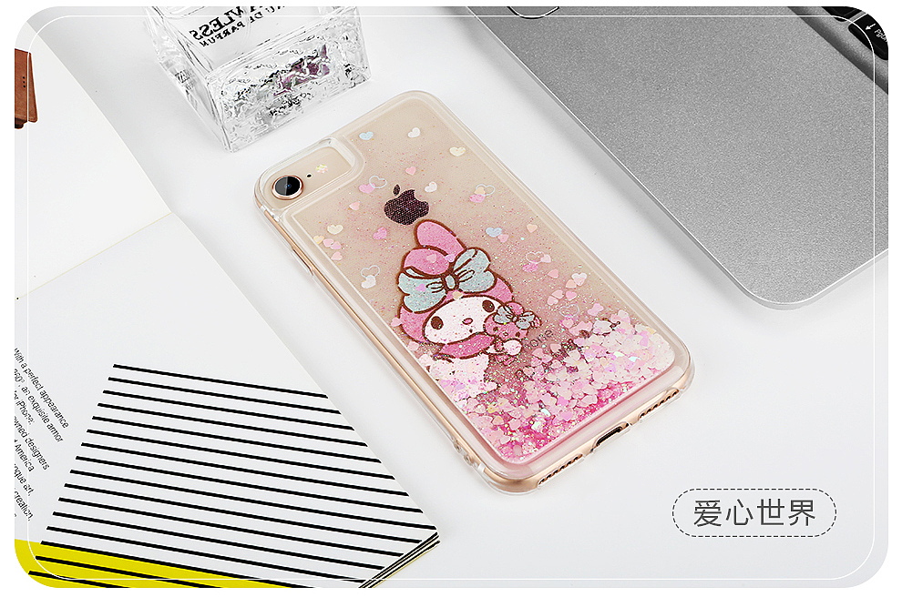 hello kitty气质流沙手机壳