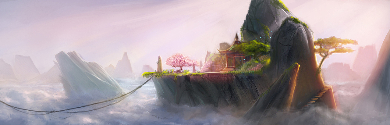 神仙传仙境概念（图ZMjM2NDIyOA==） - 概念设定 - 站酷设计师RS61原创素材 - 站酷ZCOOL