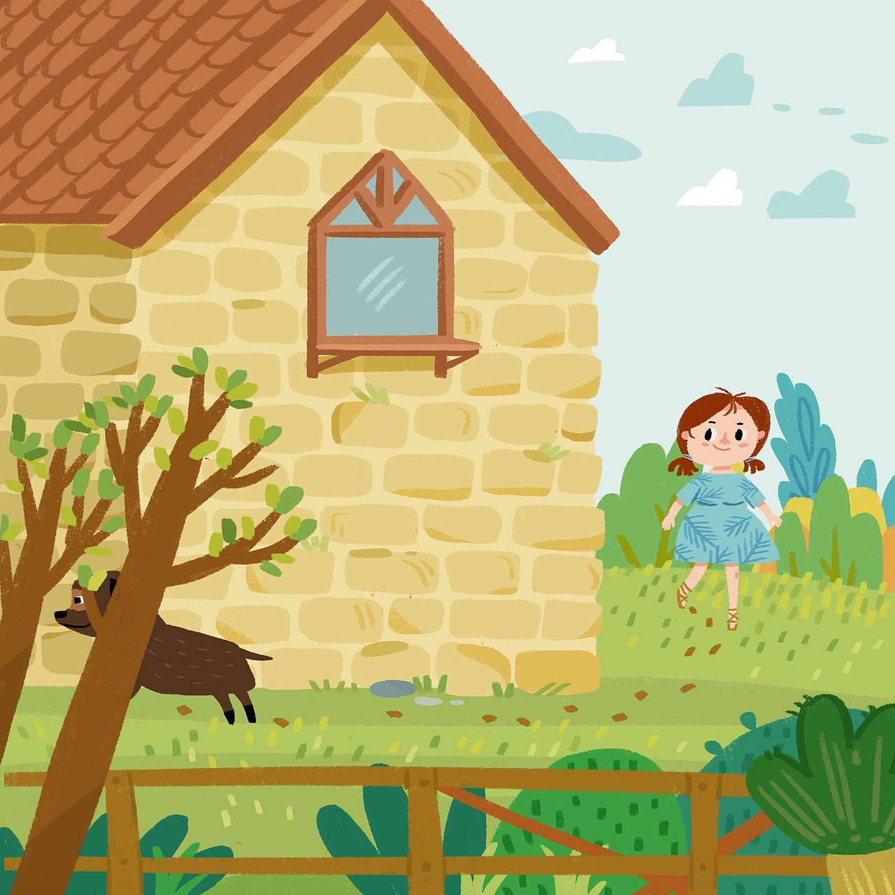 农场的故事（图ZMTI5NDQ4MTYw） - 儿童插画 - 站酷设计师大福wo原创素材 - 站酷ZCOOL