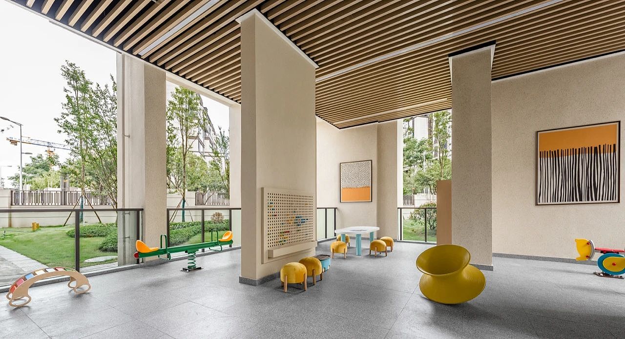 美纵设计|华宇旭辉重庆 御璟湖山公区/架空层_美纵设计-站酷zcool