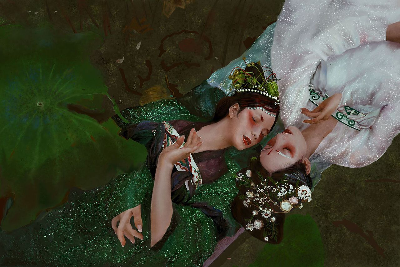 《娥皇女英》_被污染的橘子站酷ZCOOL