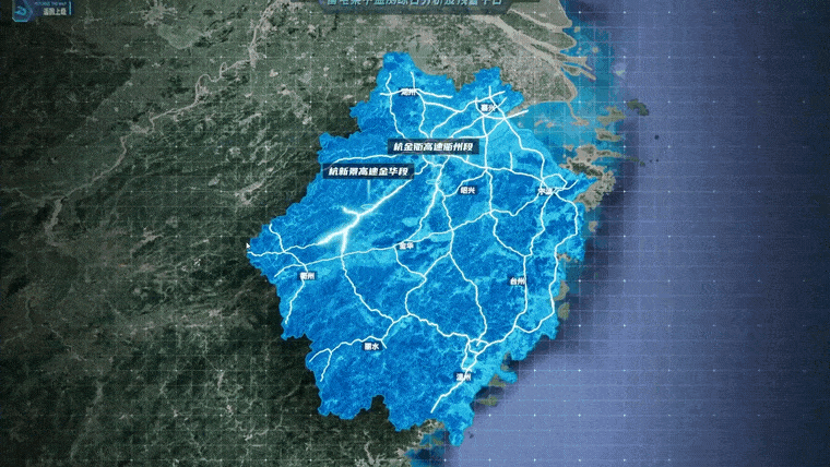 雷电集中监测三维可视化平台