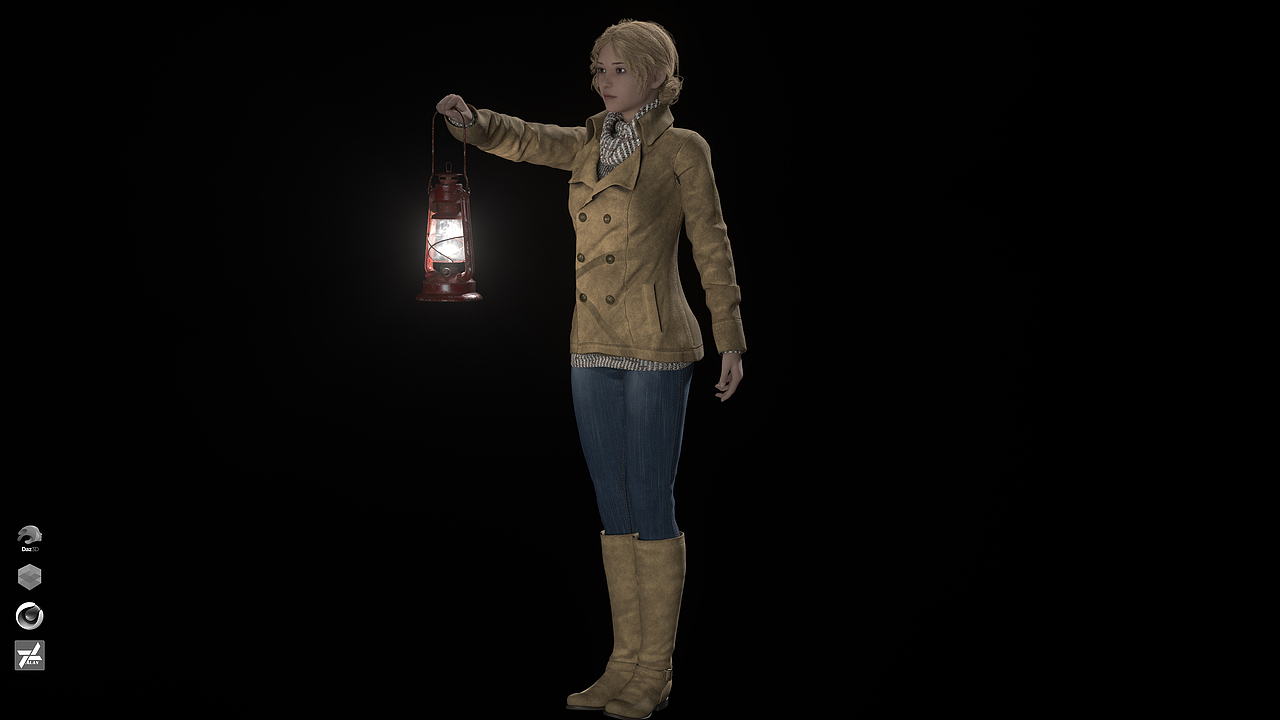 C4D Redshift 角色渲染合集01