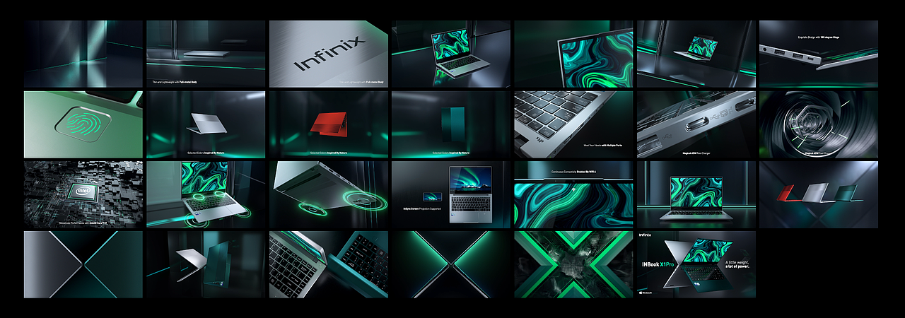 INFINIX INBOOK X1 Pro笔记本产品视频（图ZMjkzODA2OTA4） - 产品 - 站酷设计师禾映文化原创素材 - 站酷ZCOOL