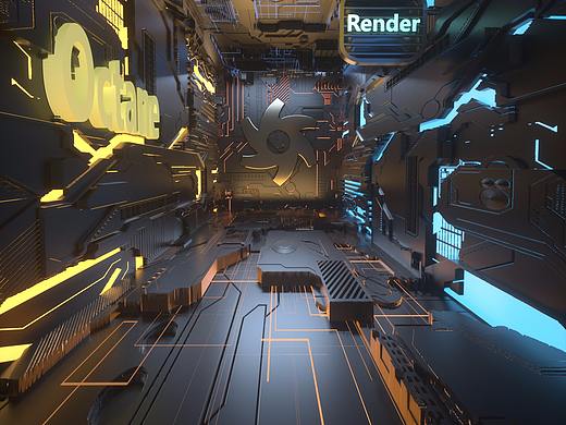 科技场景（个人主页-ZMzg1NDQ1ODA=） - 建筑/空间 - 站酷设计师LLLYYYJJJ原创素材 - 站酷ZCOOL