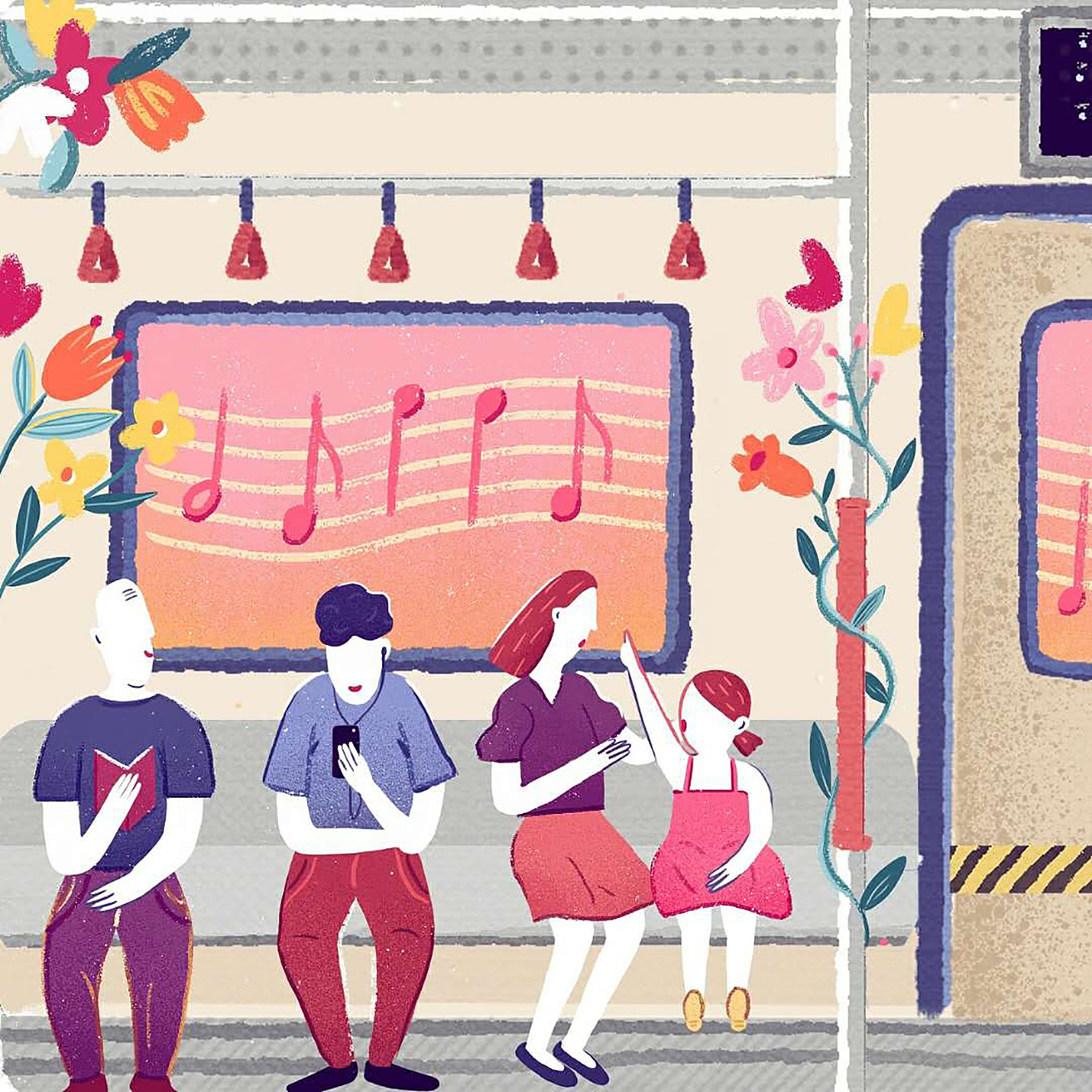 地铁百态（图ZMTMwMzQyMjE2） - 创作习作 - 站酷设计师_TPT_原创素材 - 站酷ZCOOL