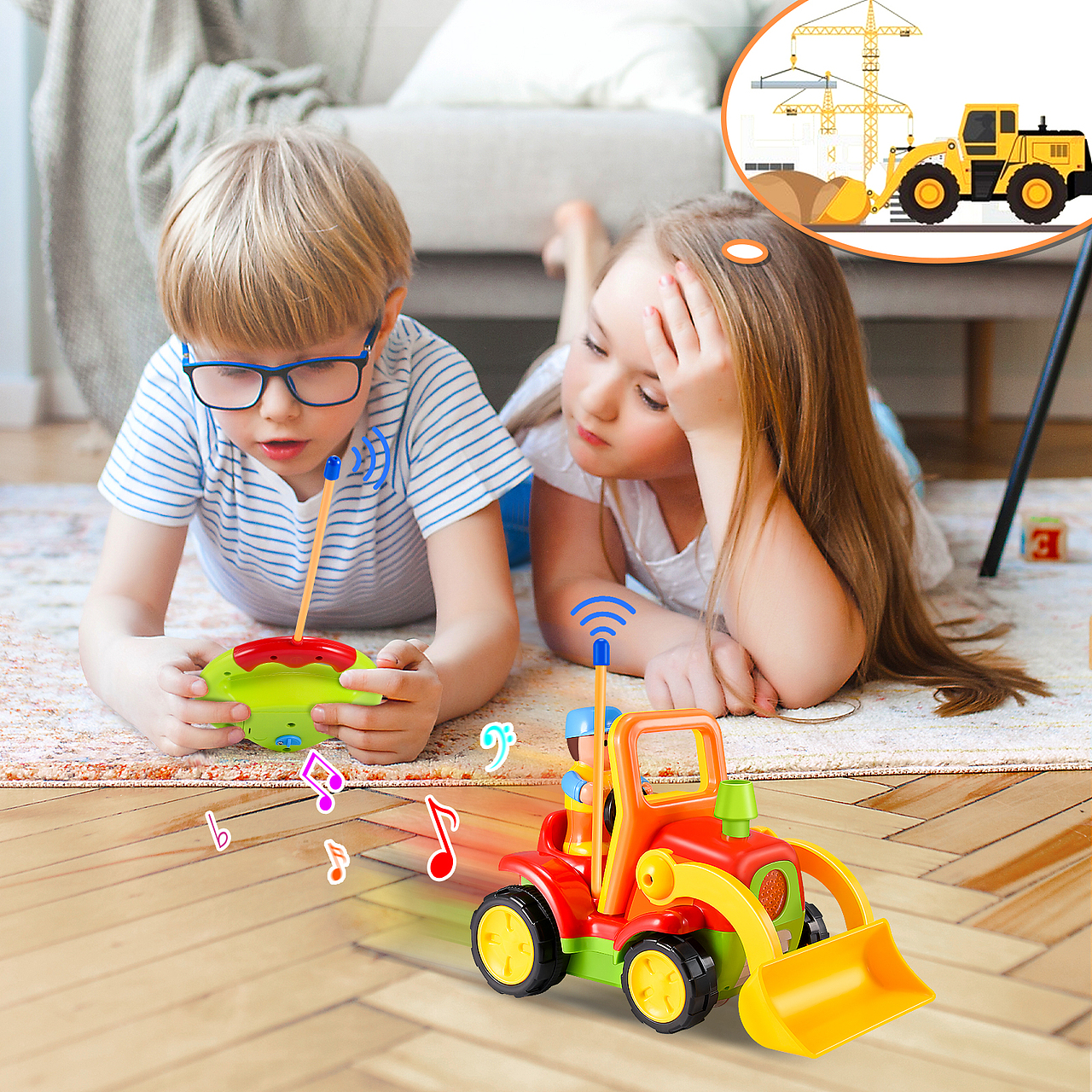 儿童玩具-遥控挖掘机