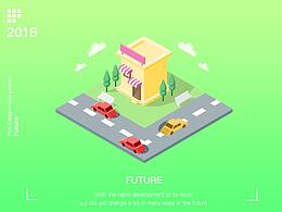 小房子与车