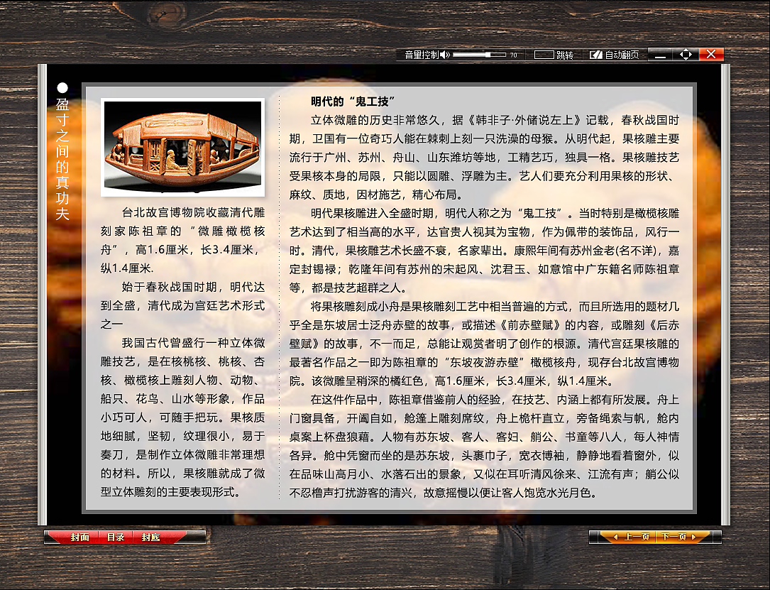 iebook电子杂志-《核雕》（图ZMjI3MTkwMjg4） - 书籍/画册 - 站酷设计师晴艺设计原创素材 - 站酷ZCOOL