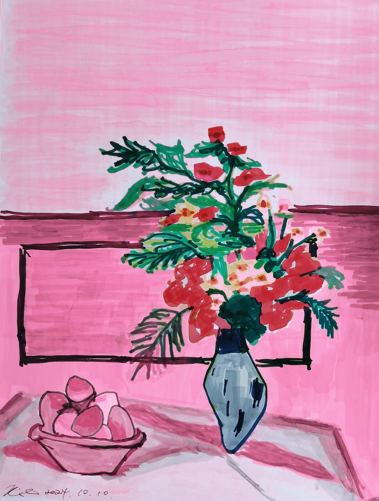 花和水果（图ZMzc4NjA2NzY4） - 创作习作 - 站酷设计师卸加索原创素材 - 站酷ZCOOL