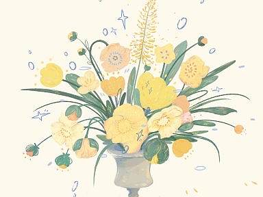 偷走了春天的花花（个人主页-ZMzU1ODUwMDg=） - 商业插画 - 站酷设计师飞行小岛原创素材 - 站酷ZCOOL