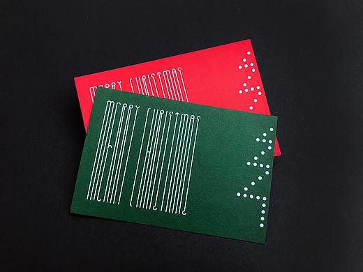 你好名片 | Merrry Christmas 圣诞节，红和绿更配哦