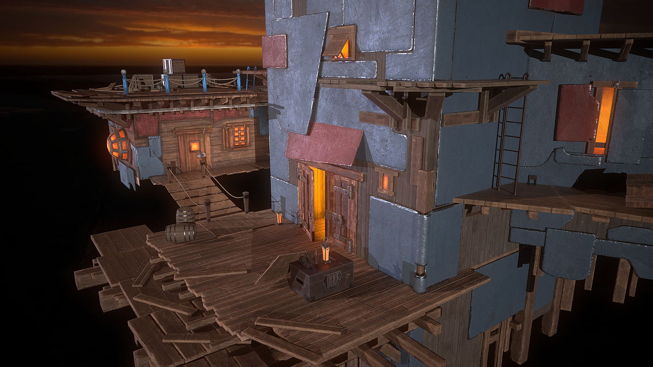 梦幻岛【三维场景建模】|三维|场景|wuzhangrou_原创作品-站酷zcool