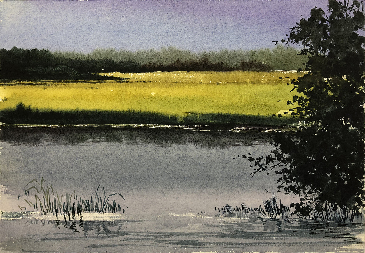 那些年画的西湖（图ZMjQ5MTE0NDI4） - 绘画 - 站酷设计师孙小良的水彩画原创素材 - 站酷ZCOOL