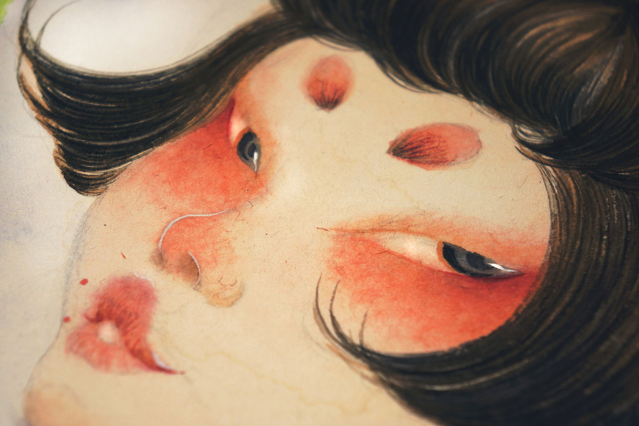 《如幻星.岁三百山蛟童女.祭月娥》白中南颜彩—人川集