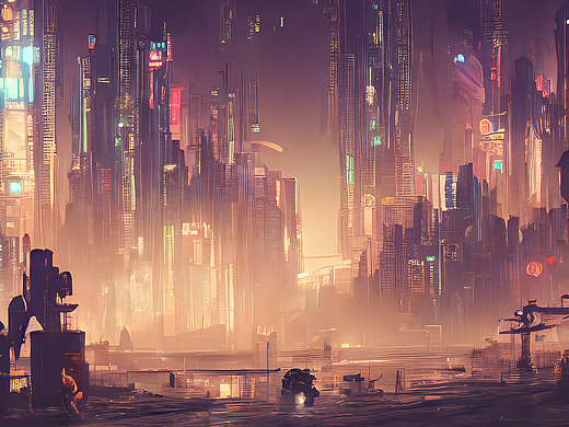 #AI创作实验室#未来小镇