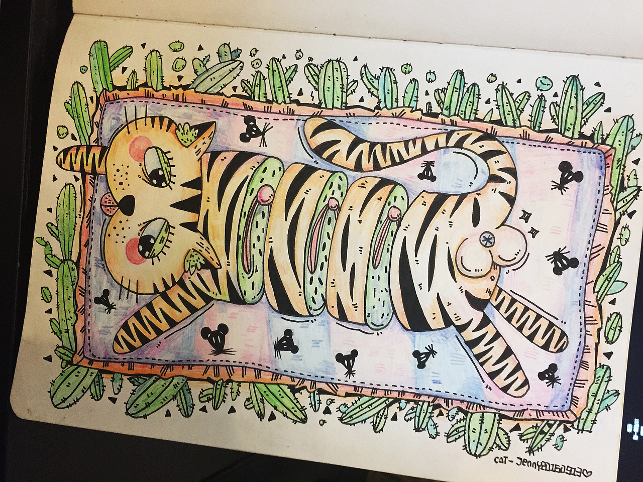 告别懒惰，9-10月部分练手绘画。