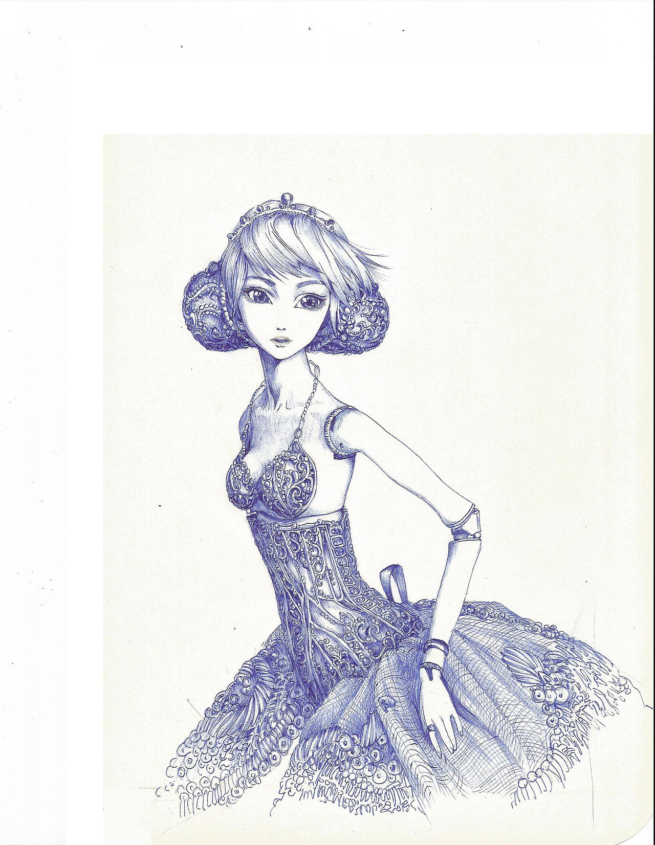 enchanted doll（图ZMzE5NjQ2NzY=） - 艺术插画 - 站酷设计师李镇上原创素材 - 站酷ZCOOL