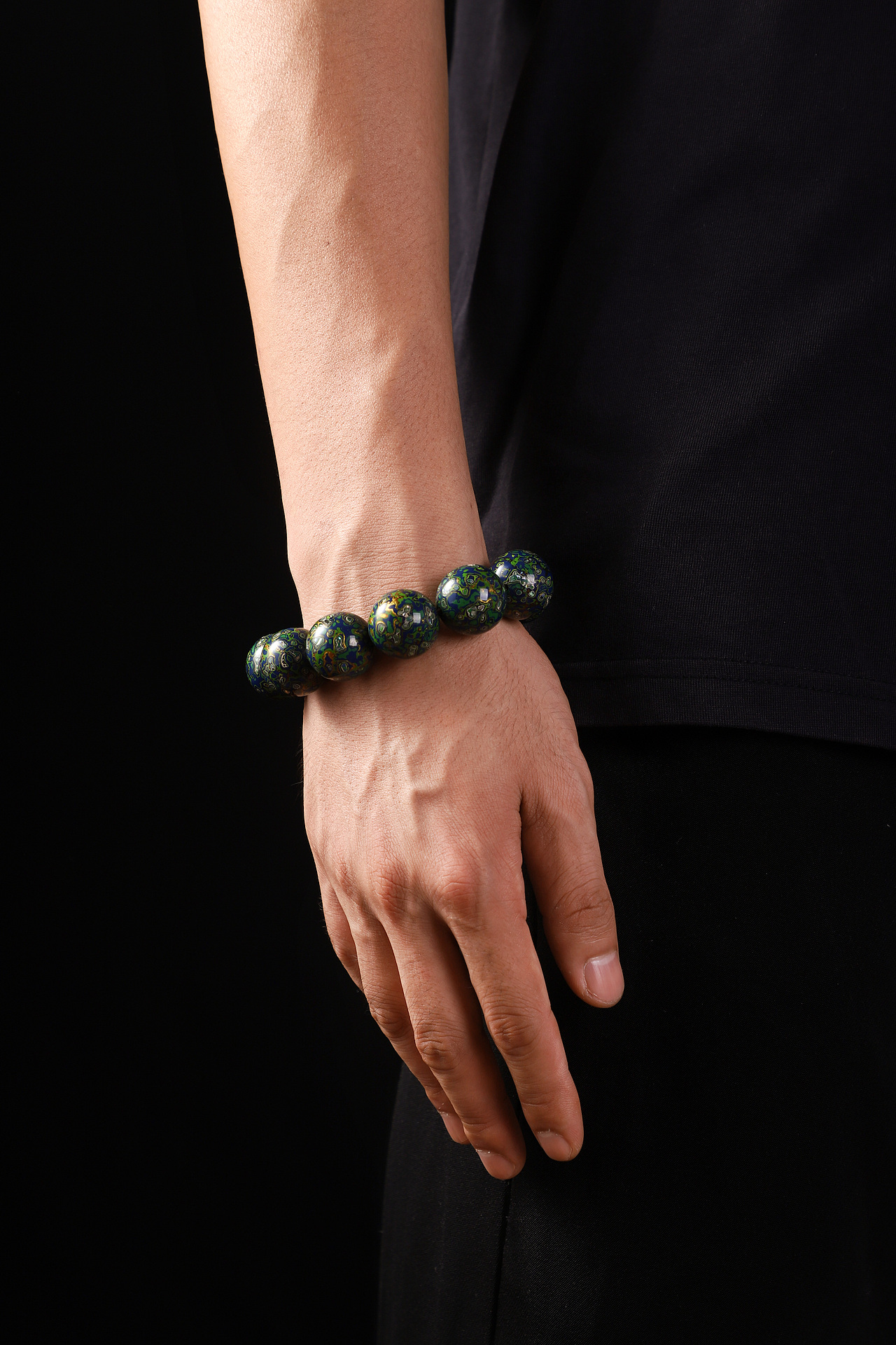 大漆手串手镯拍摄