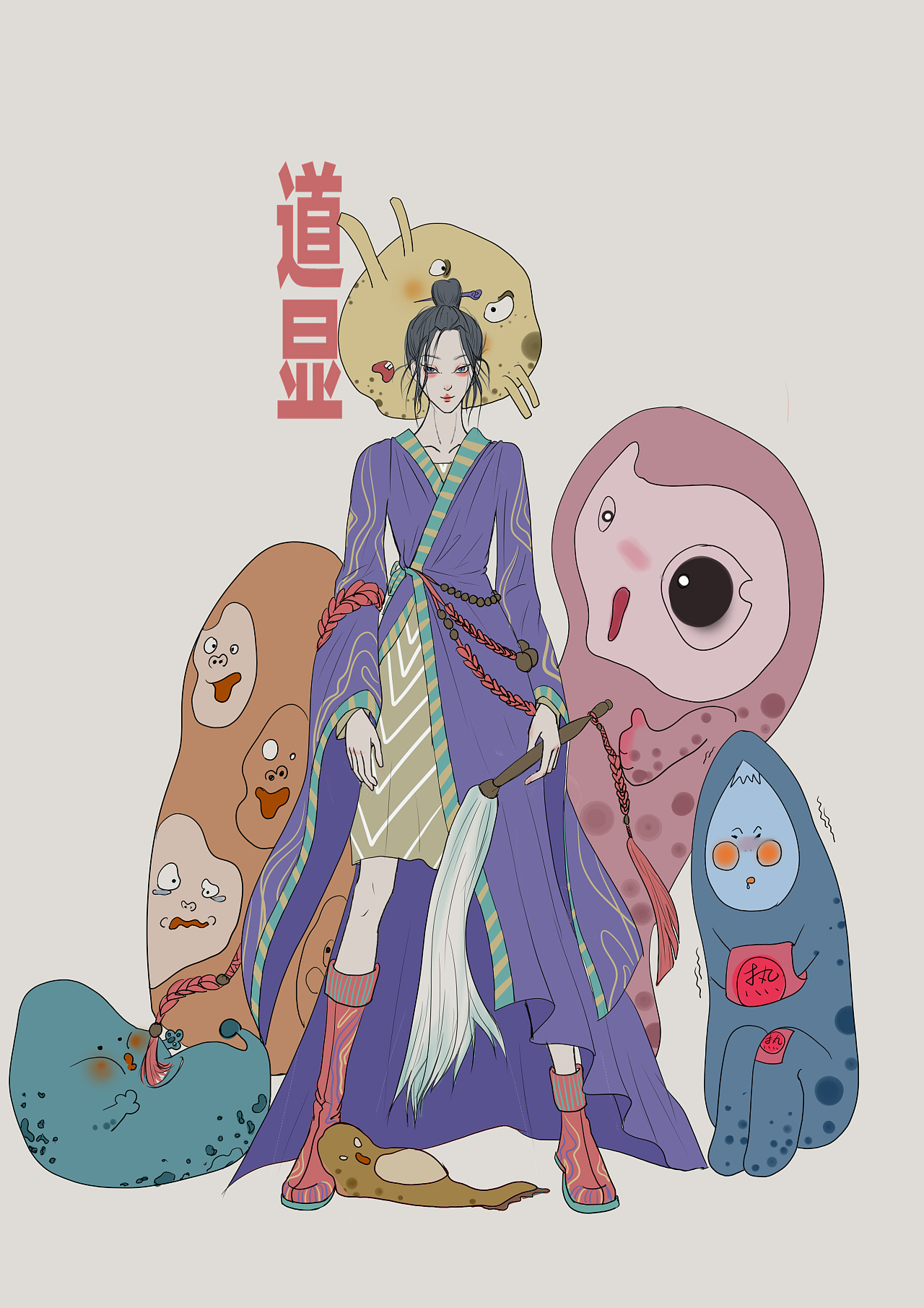 剧本杀人物封面立绘|插画|商业插画|益欣攒钱买房车 - 原创作品