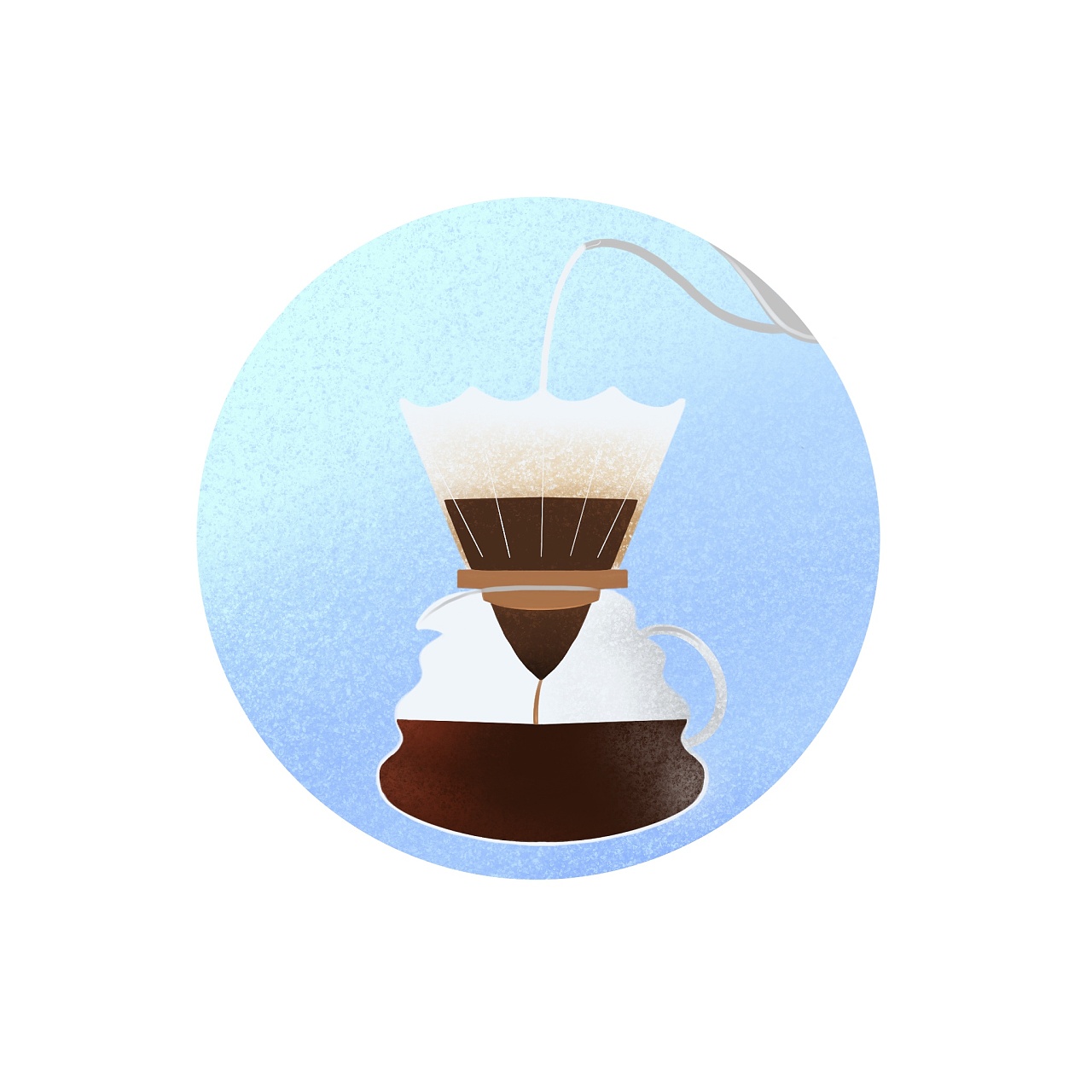 procreate手绘 咖啡店合作插画