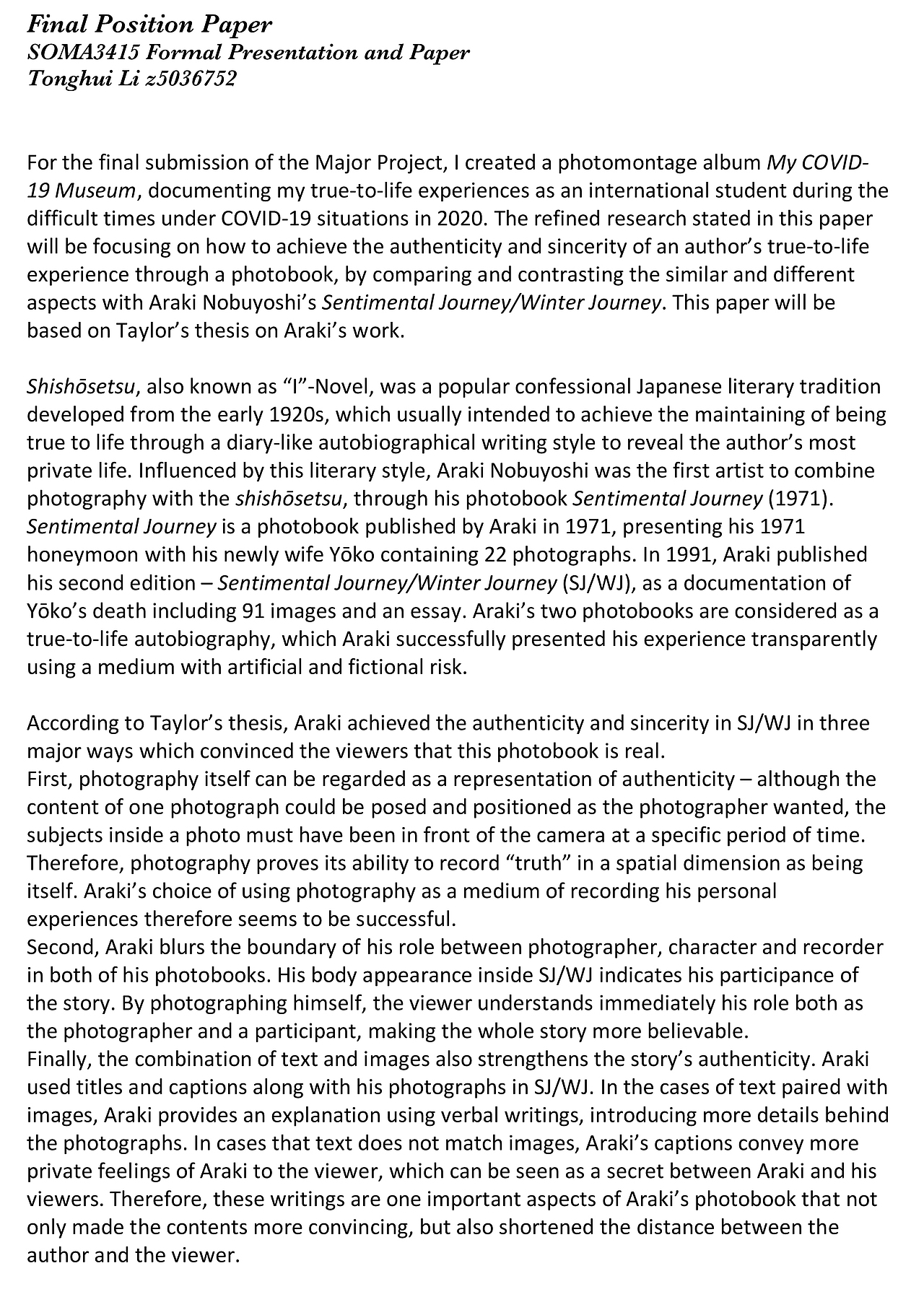 我的新冠博物馆 My COVID-19 Museum