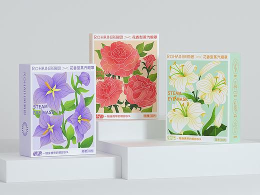 潤海恩|蒸汽眼罩包裝/插畫包裝c4d設計（個人主頁-ZNTc0ODI0Njg=） - 包裝 - 站酷設計師比爾視覺原創(chuàng)素材 - 站酷ZCOOL