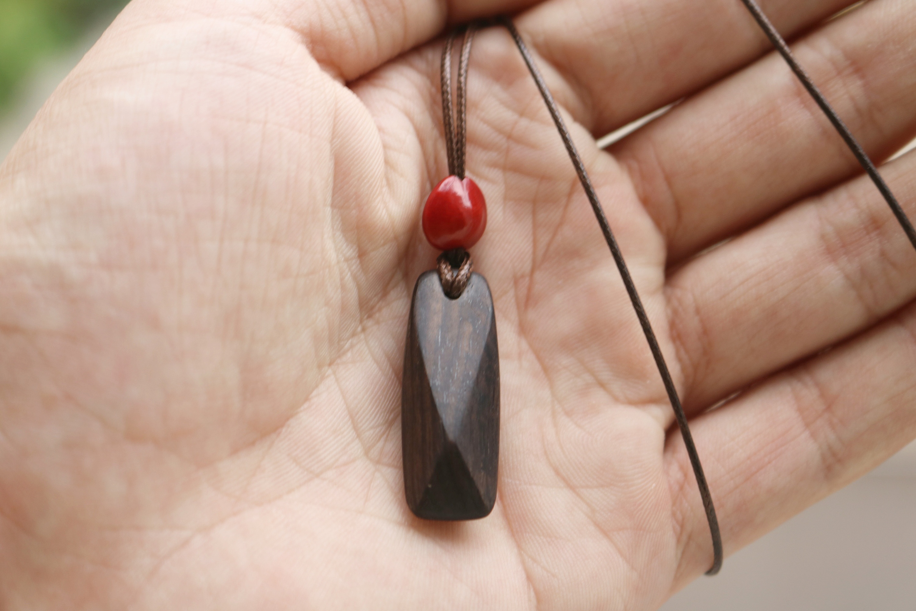 【致敬手作】紫光檀吊坠