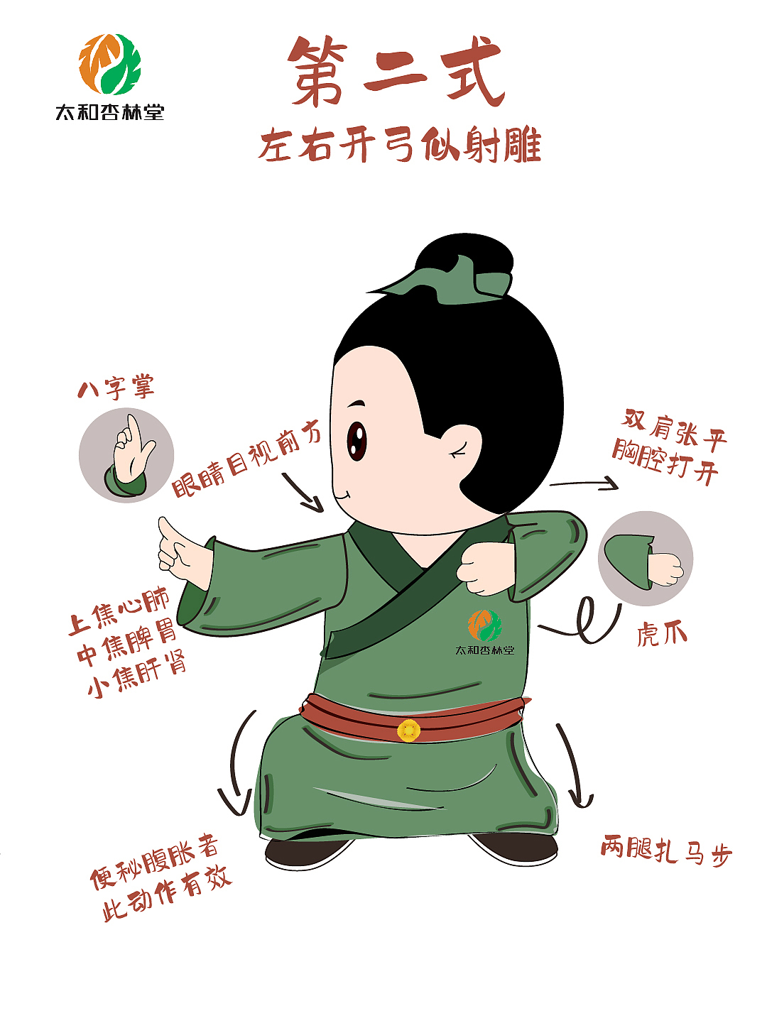 ip形象中医馆—八段锦（图ZMzU2NzUzNDIw） - 商业插画 - 站酷设计师有幸遇见原创素材 - 站酷ZCOOL