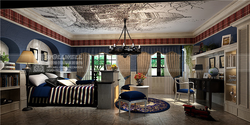 保利高尔夫 风格:美式│面积:1200m2