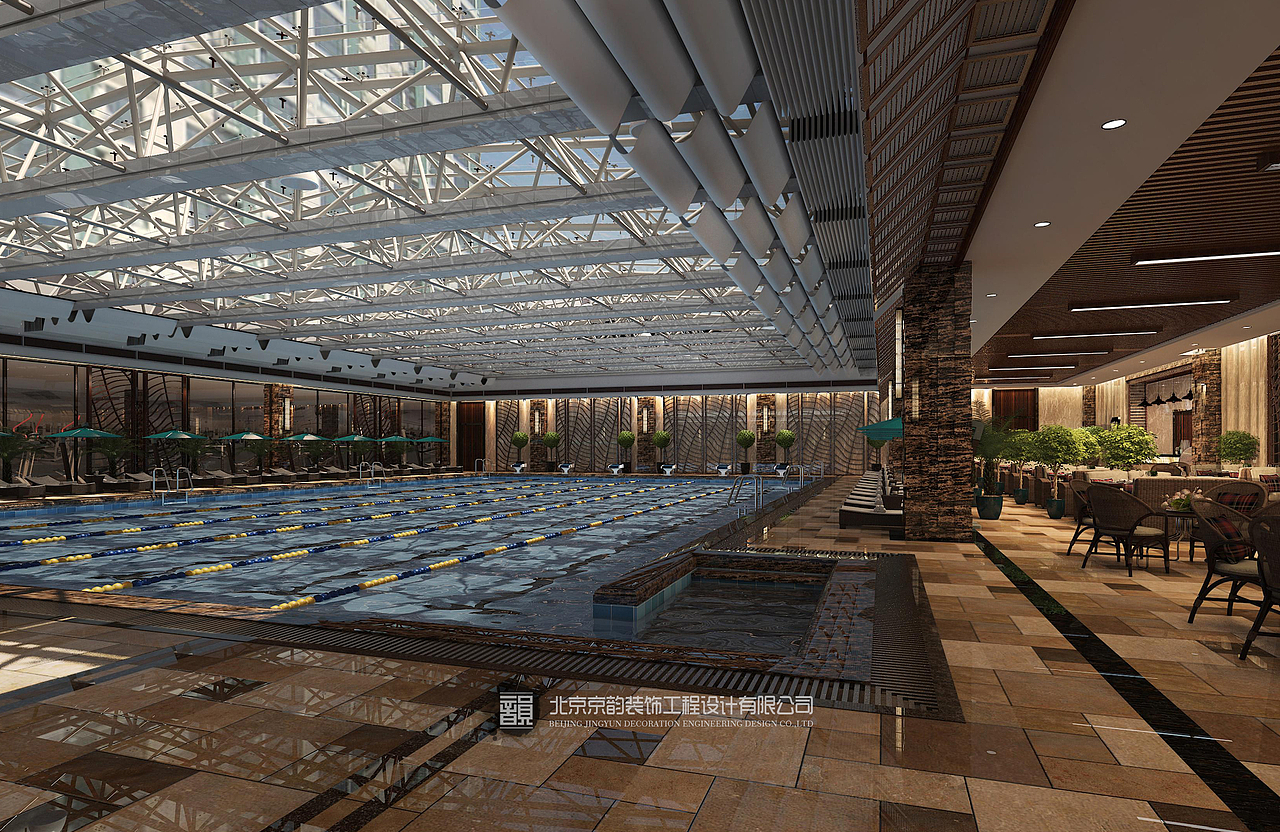 京韵设计-郑韵:鞍山欧陆峰健身会馆