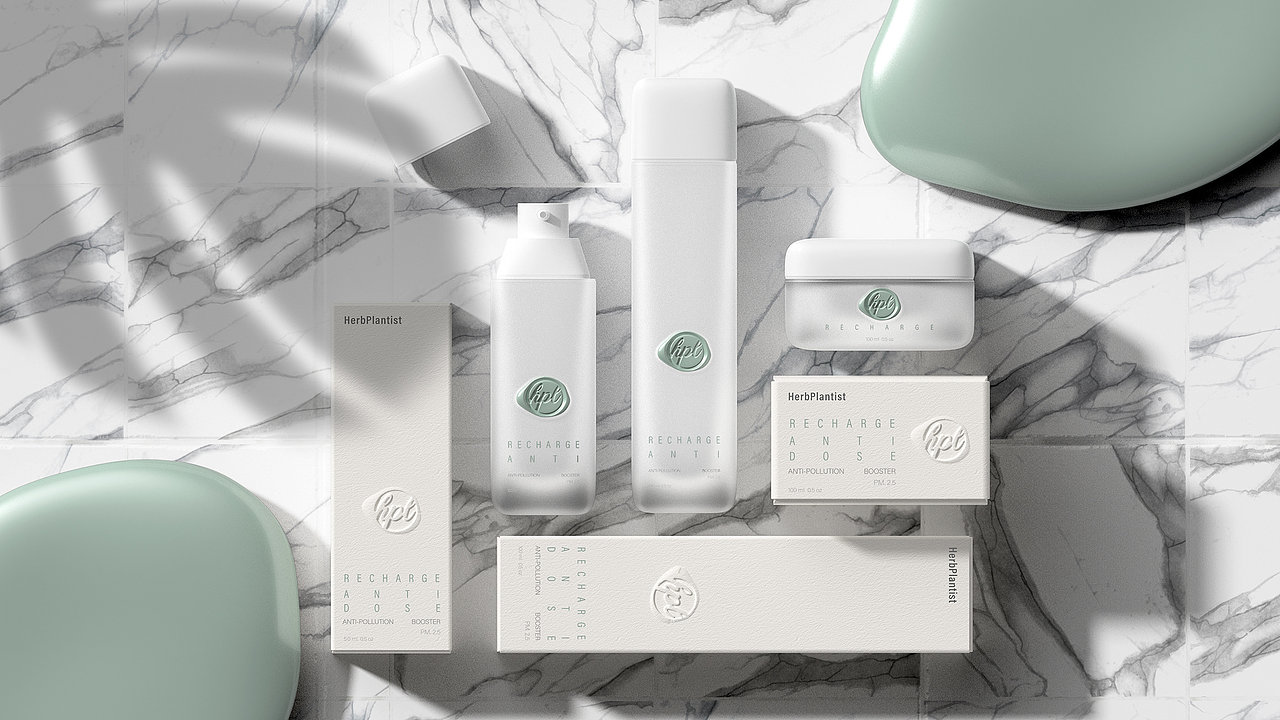 禾葡兰HPL 护肤品瓶型包装设计（图ZMjc3OTY2MzY0） - 包装 - 站酷设计师小鱼爱吃鱼儿原创素材 - 站酷ZCOOL