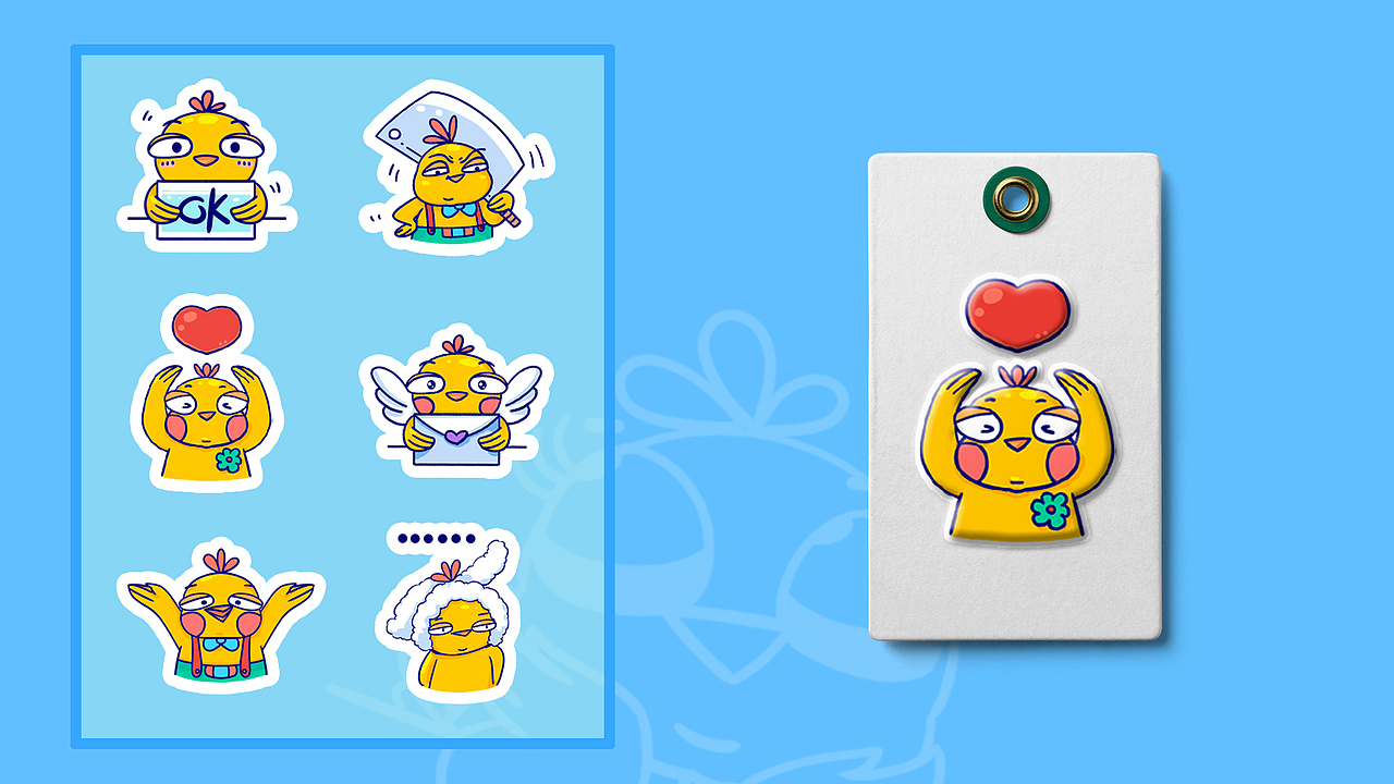 表情包-小黄鸡的日常篇