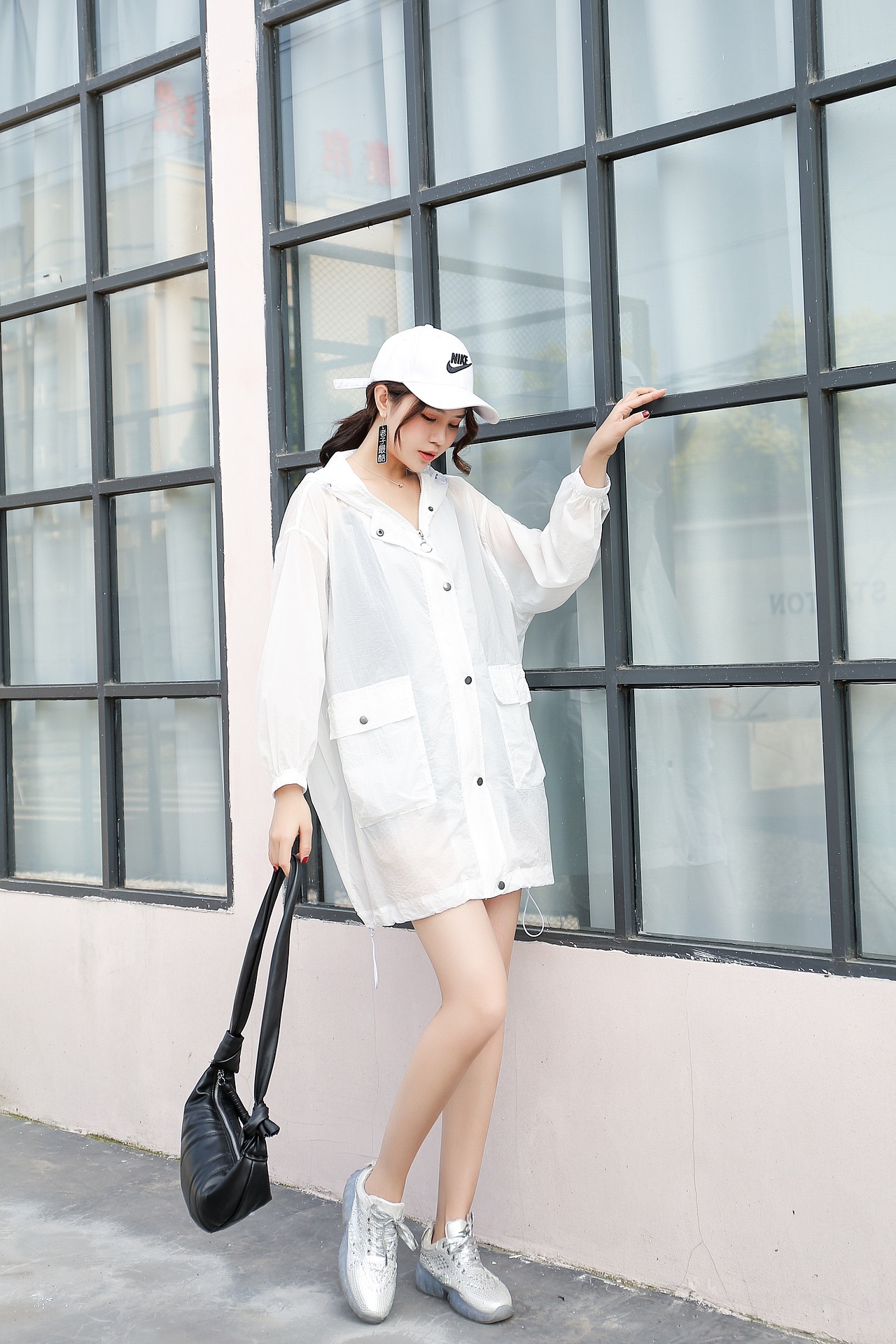 网红店主风拍摄淘宝模特女装秋冬装网拍产品摄影服务