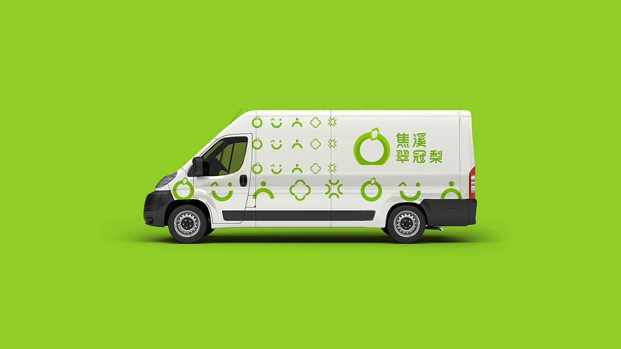 京东云焦溪翠冠梨品牌logo设计