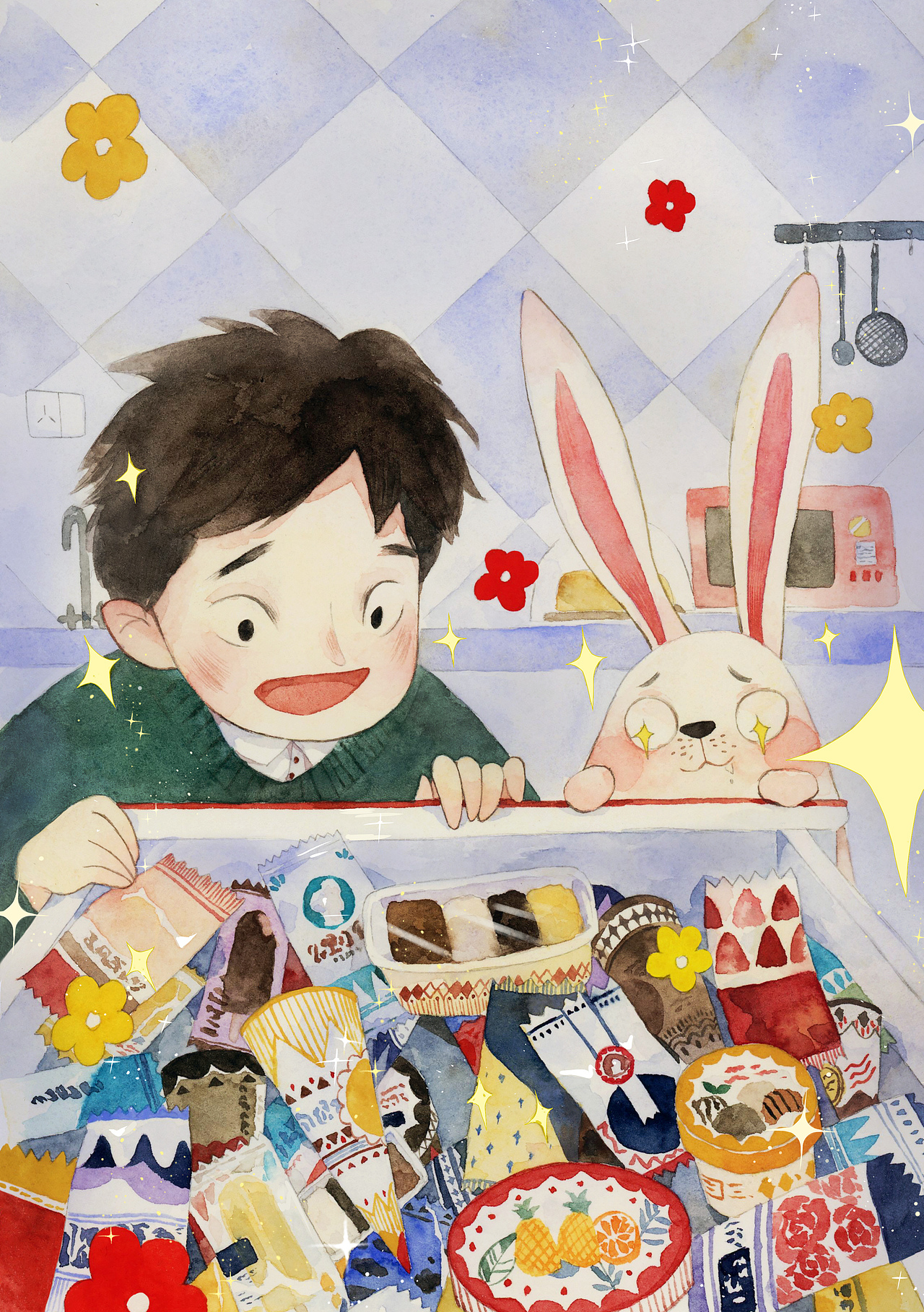 一张废稿（图ZMTkyMjg1OTg4） - 儿童插画 - 站酷设计师声声呀原创素材 - 站酷ZCOOL