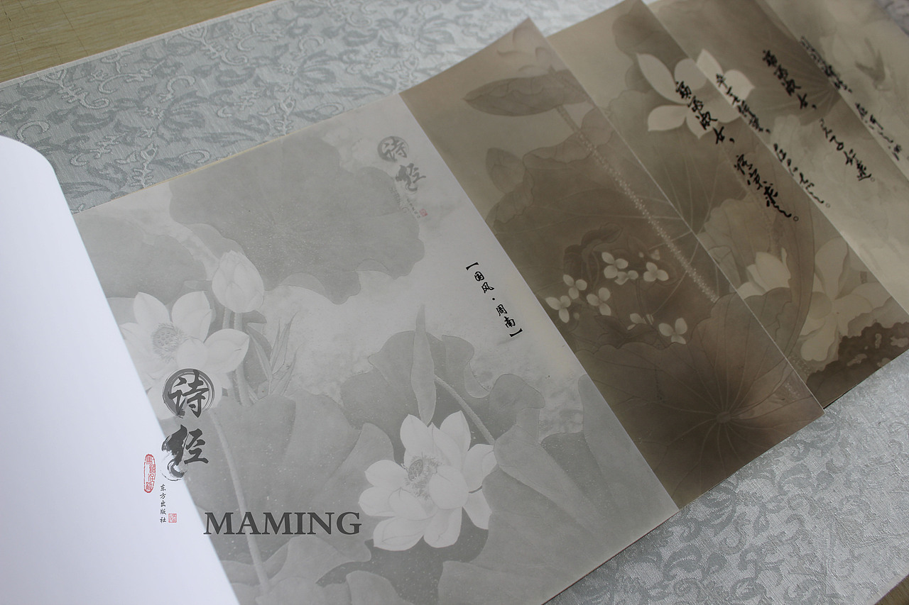 旋风装 【诗经】书籍设计(图ZNTkxMDIxMg==) - 书籍/画册 - 站酷设计师马铭原创素材 - 站酷ZCOOL