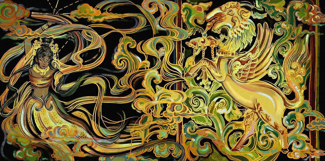 南京大报恩寺琉璃塔拱门 拟人