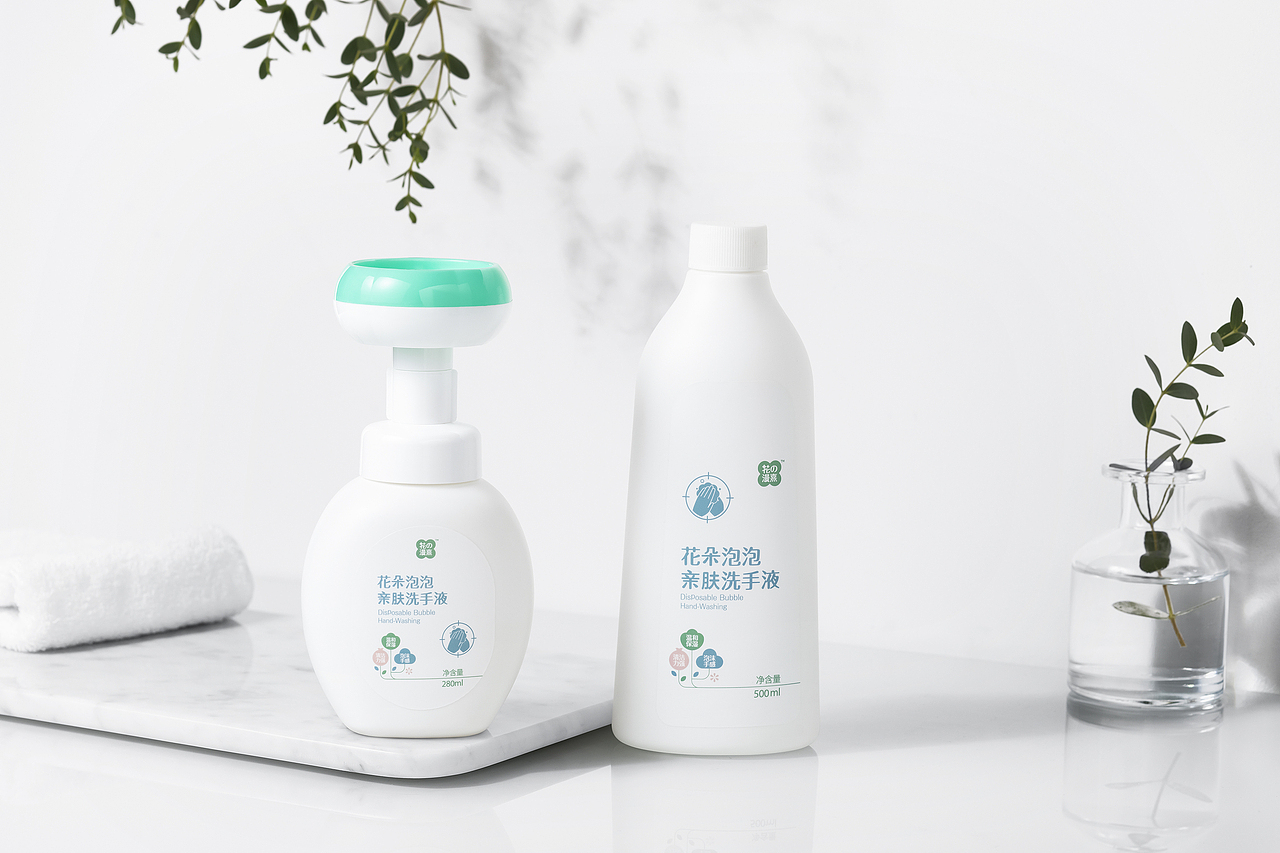 花漫熹洗手液 小光仙喷雾 静物修图
