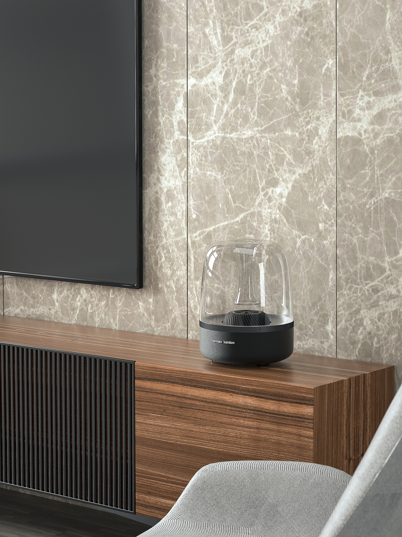 哈曼卡顿音响渲染（图ZMTY2NDQwNTQ4） - 电子产品 - 站酷设计师LH_VD原创素材 - 站酷ZCOOL