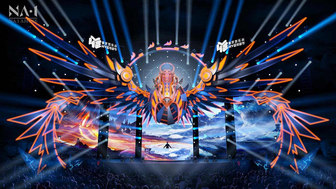 2021重庆HVE电音节(图ZMjY0NDU0NDUy) - 舞台美术 - 站酷设计师廖定敏_Manman原创素材 - 站酷ZCOOL